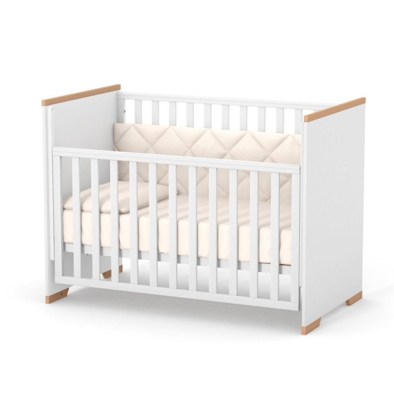 Ліжечко ВЕРЕС дитяче ЛД 9 Сіетл біло-буковий