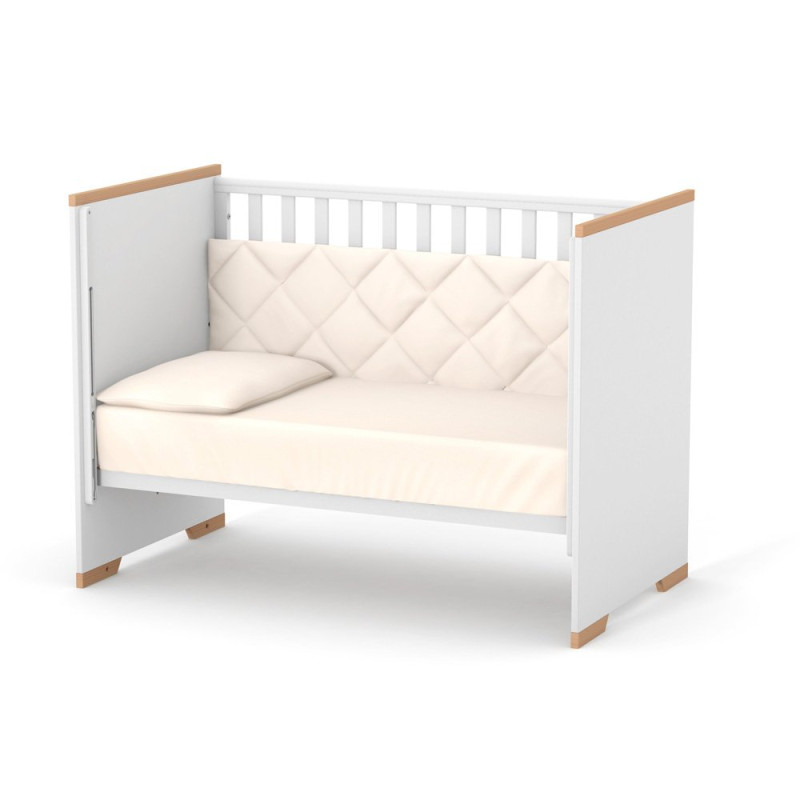 Ліжечко ВЕРЕС дитяче ЛД 9 Сіетл біло-буковий