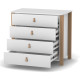 Комод ВЕРЕС 900+ Монако рбілий