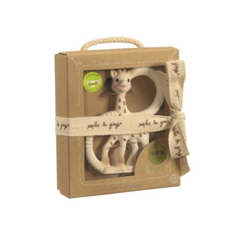 Пустушка Vulli Прорізувач із кільцями So Pure - Soft