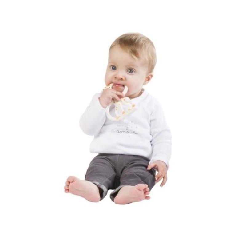 Пустушка Vulli Прорізувач із кільцями So Pure - Soft