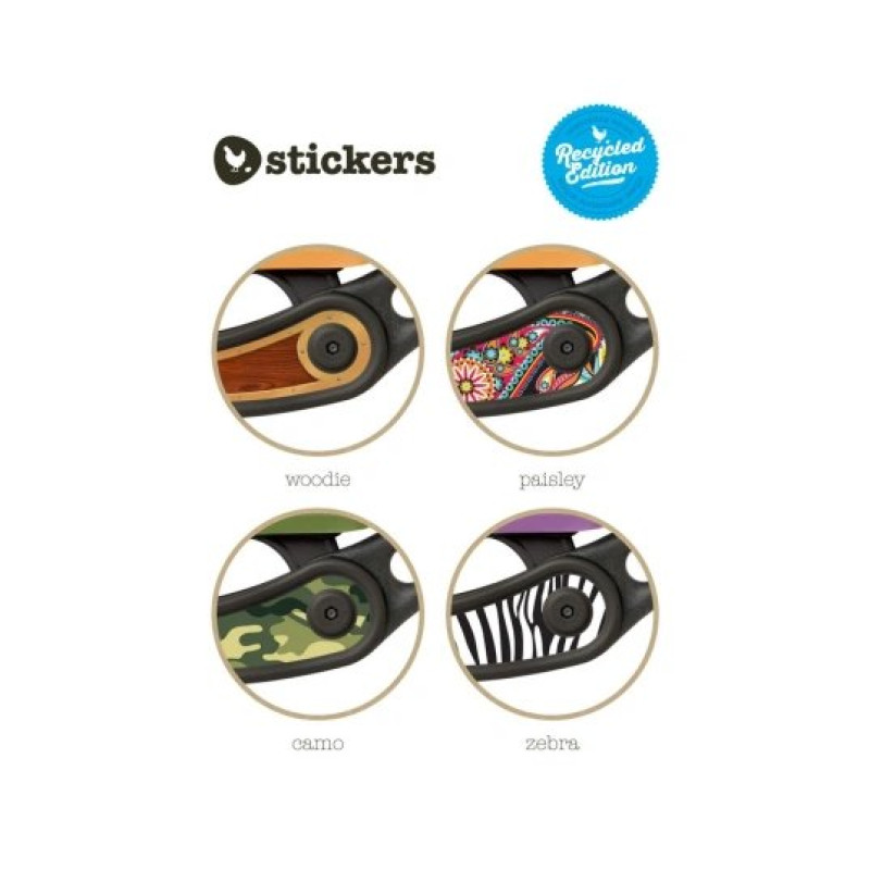 Наклейки Wishbone на раму для біговела Stickers - Nature