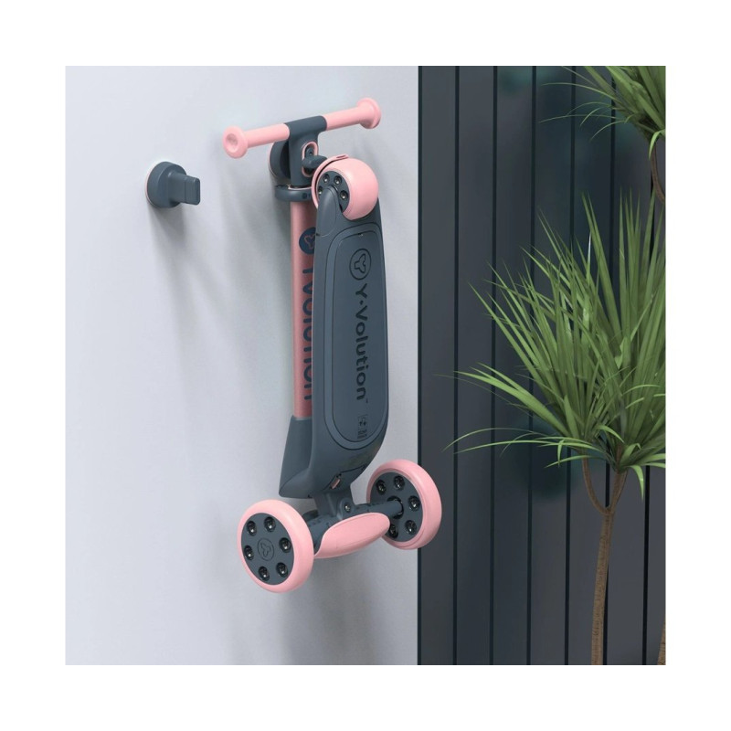 Самокат YVolution YGlider NUA Рожевий