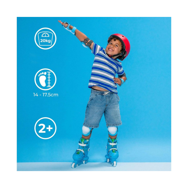 Роликові ковзани YVolution Twista,розмір 24-28, блакитний