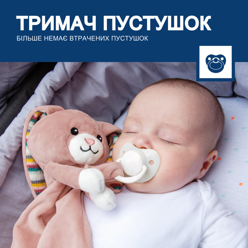 Комфортер з білим шумом та заспокійливими мелодіями Zazu Кролик BECKY