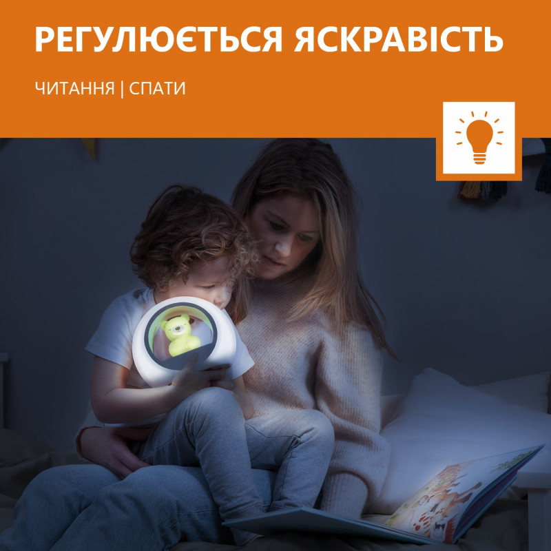 Нічник зі звуковою активацією Zazu ведмедик BILLY зелений