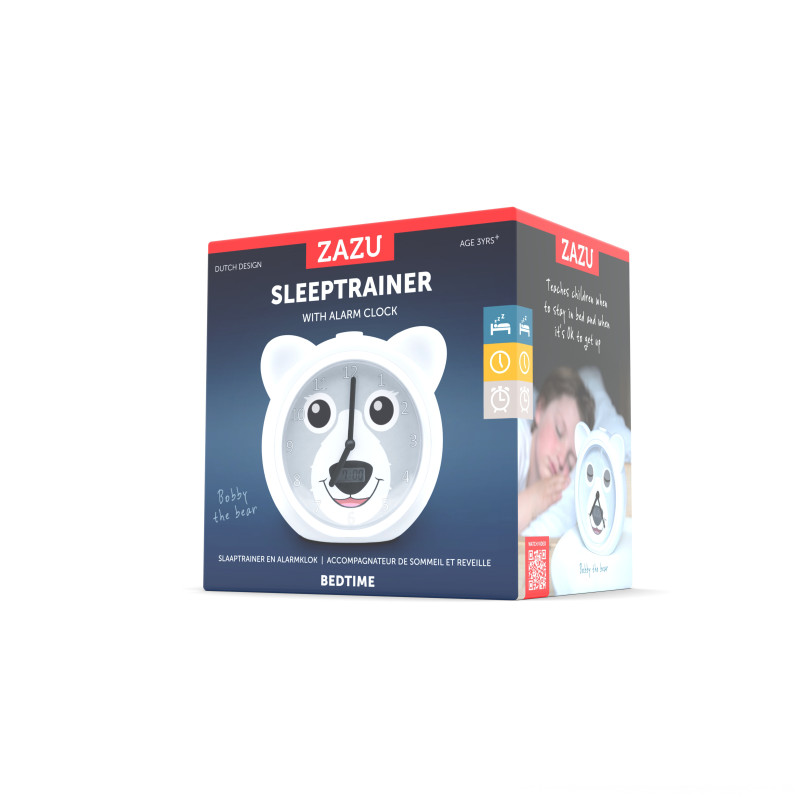Тренер для сну з будильником Zazu ведмедик BOBBY