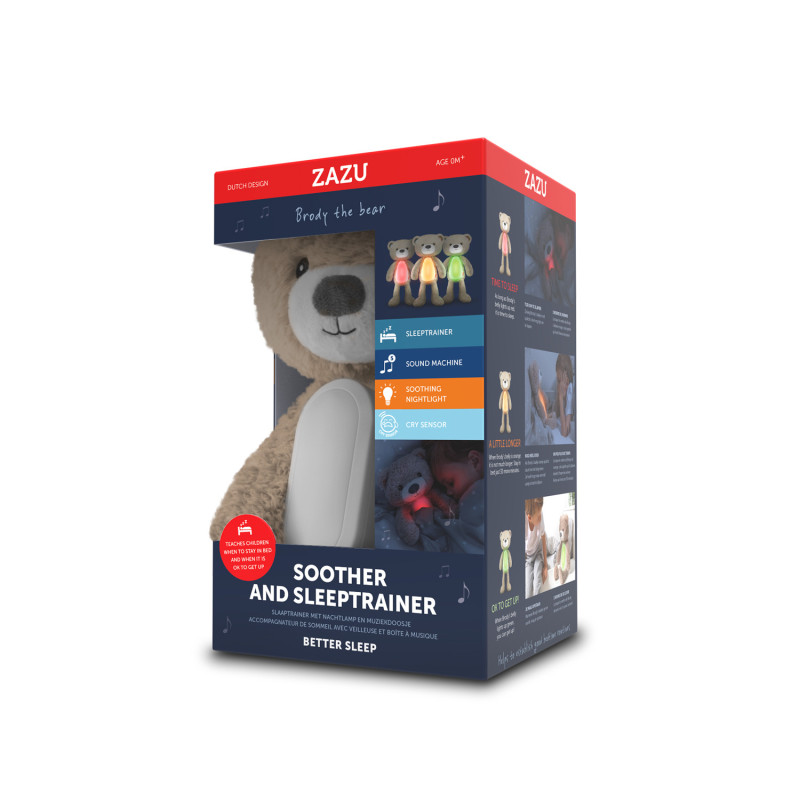 Тренер для сну з нічником Zazu ведмедик BRODY