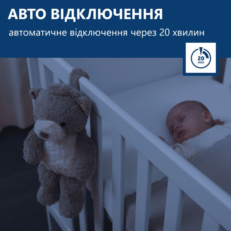Музичний заспокійливий комфортер Zazu ведмедик BRUNO з нічником і записом голосу