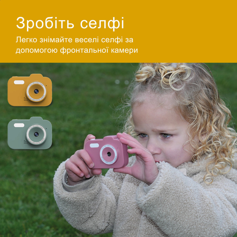 Дитяча цифрова фотокамера Zazu 48MP зелена