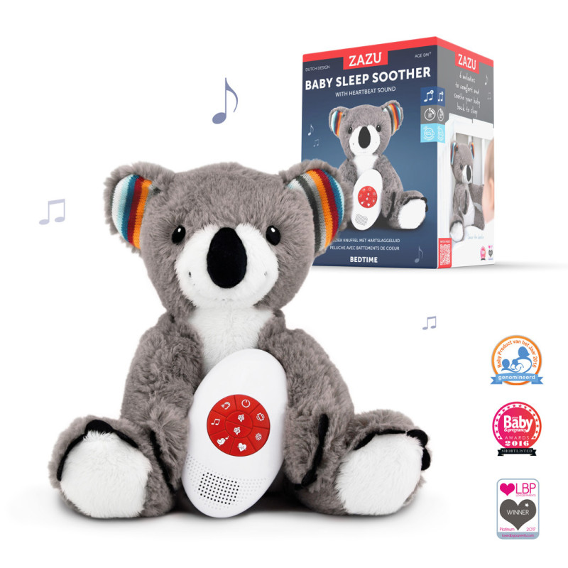 М’яка музична іграшка з білим шумом Zazu Коала COCO