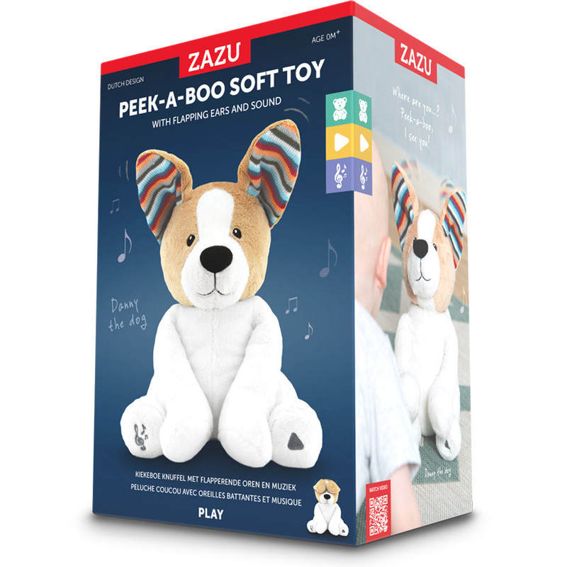 М'яка інтерактивна музична іграшка Zazu песик DANNY