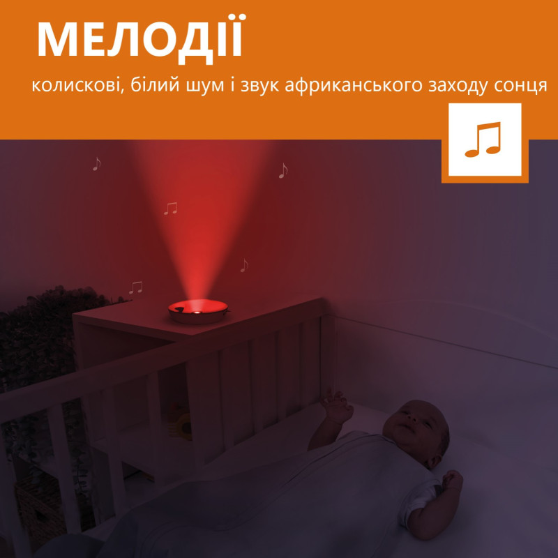 Музичний комфортер нічник з дихаючим світлом Zazu слоненя EMMY