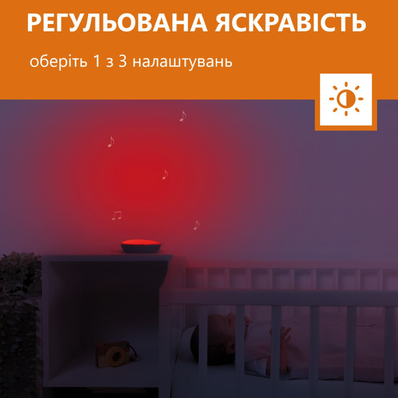 Музичний комфортер нічник з дихаючим світлом Zazu слоненя EMMY