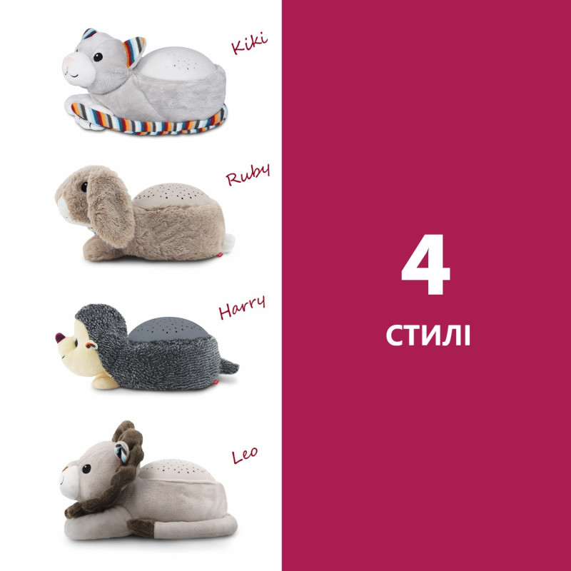 Проектор із заспокійливими мелодіями Zazu котик KIKI