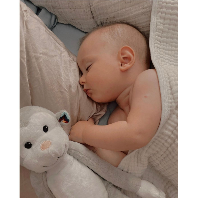 М’яка іграшка нічник з мелодіями Zazu Мавпеня MAX