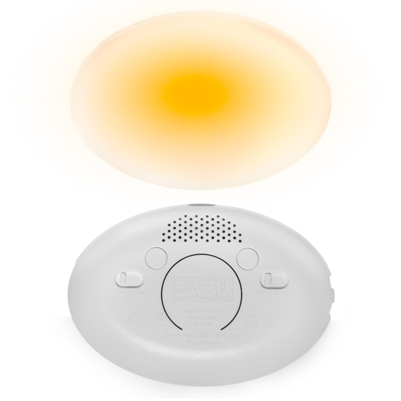 Музичний заспокійливий зайчик RO з нічником Zazu білий