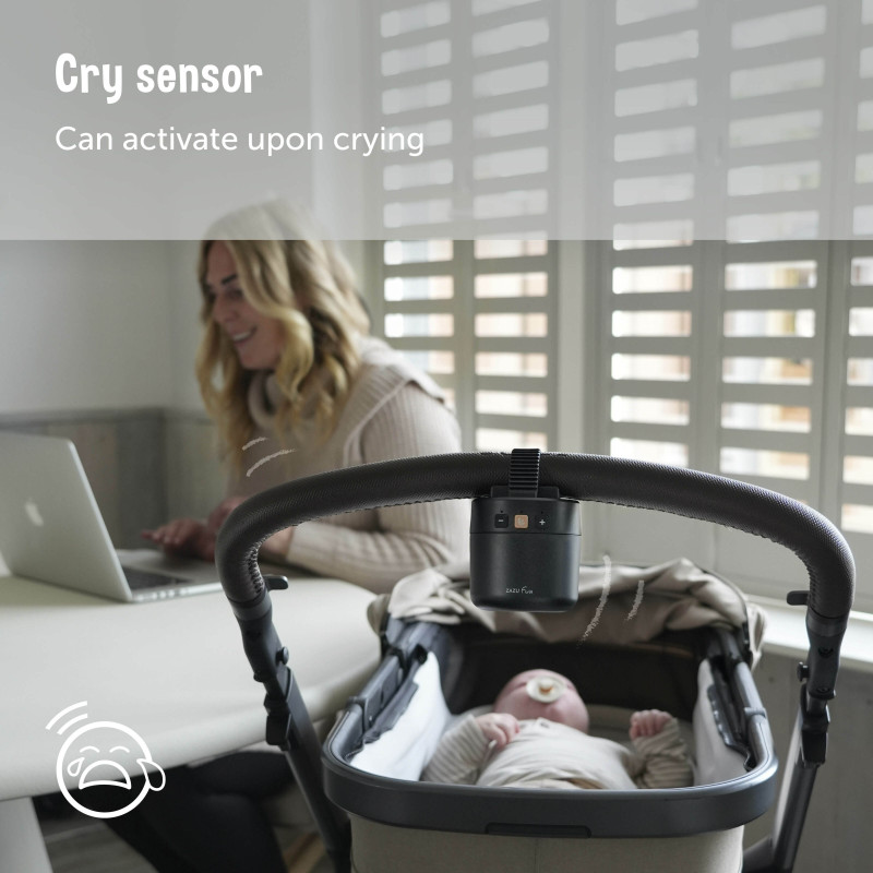 Гойдалка заколисувач для коляски Zazu ROXY ROCKER чорний