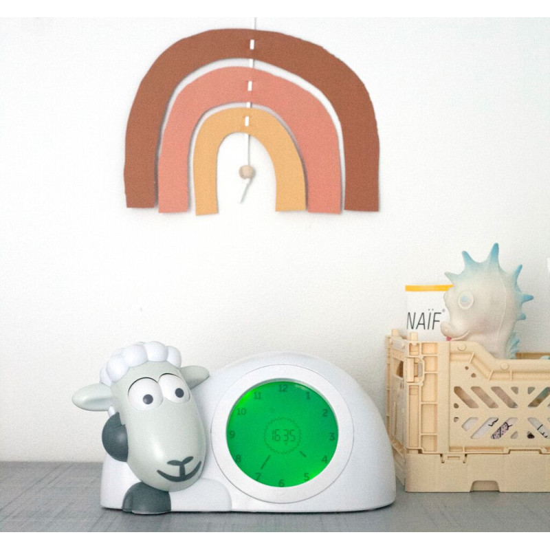 Тренер для сну з нічником Zazu ягня SAM сірий