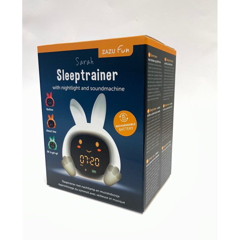 Нічник-годинник тренер сну Zazu зайчик SARAH