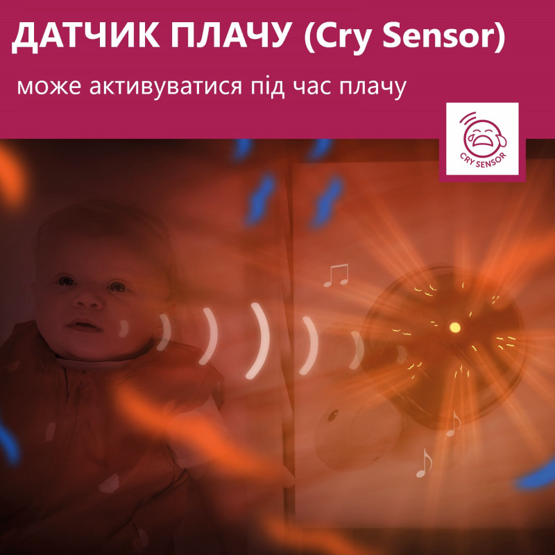 Проектор з рухомою проекцією заходу сонця і мелодіями Zazu черепаха TIM