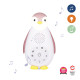 Музичний комфортер з нічником Zazu пінгвін ZOE рожевий