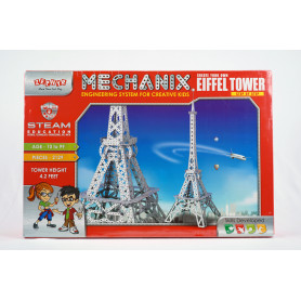 Металевий конструктор розвиваючий ZEPHYR MECHANIX Ейфелова Вежа 2129 елм.