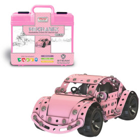 Металевий конструктор розвиваючий у кейсі ZEPHYR MECHANIX Авто Карла 305 елм.