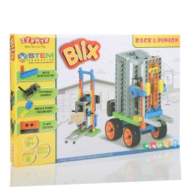 Конструктор поліпропіленовий розвиваючий з моторчиком ZEPHYR BLIX Підйомник 150 елм./6 моделей