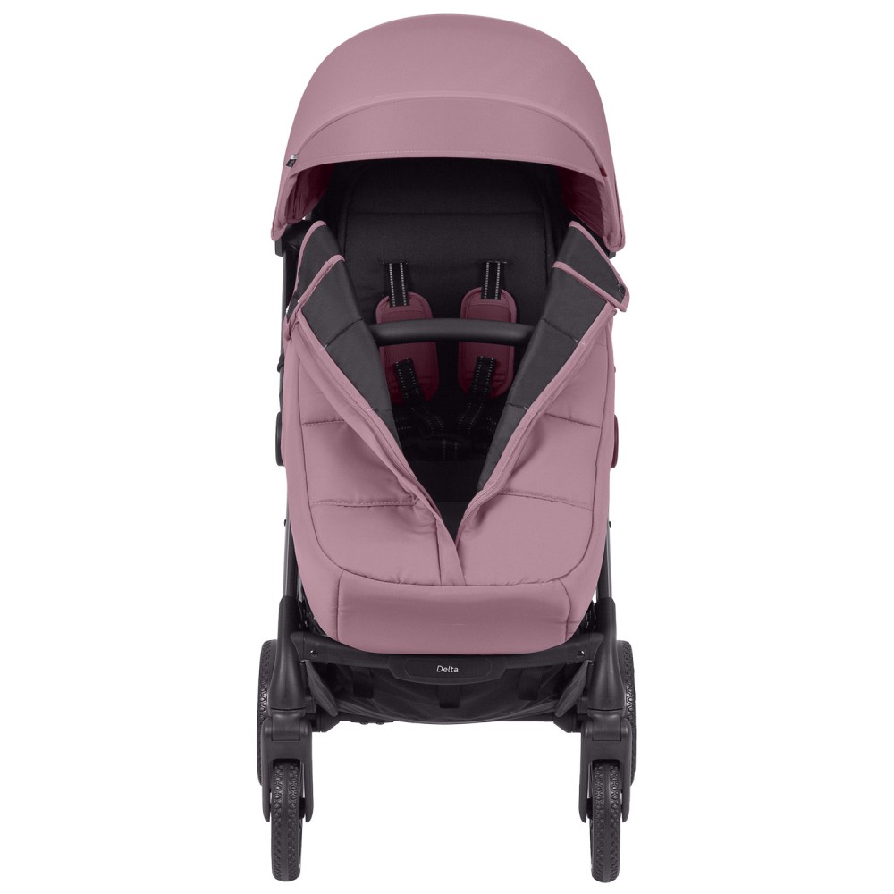 Carrello Delta CRL-5517 - прогулянкова коляска з автоматичним складанням • Rose Pink