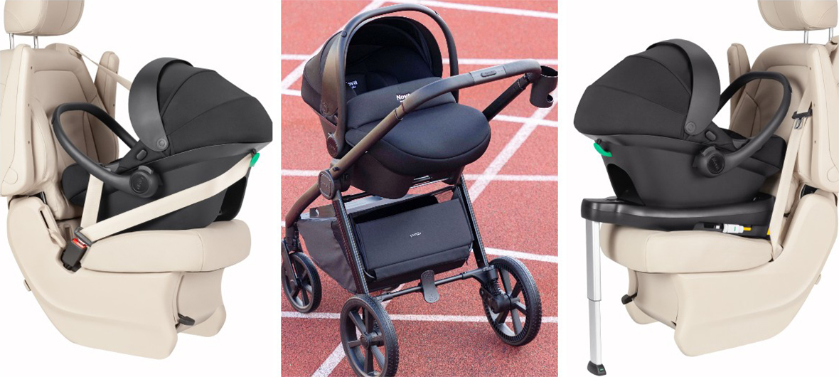 Встановлення Carrello Nova CRL-16101 автокрісло для найменших i-Size від 0 до 15 місяців