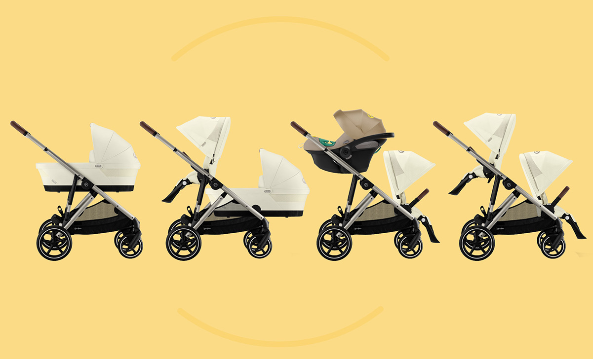 Коляска Cybex Gazelle S 2023 для однієї дитини та двійні