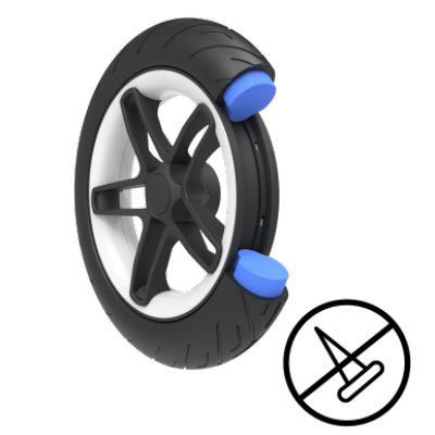 Позашляхові колеса із захистом від проколів