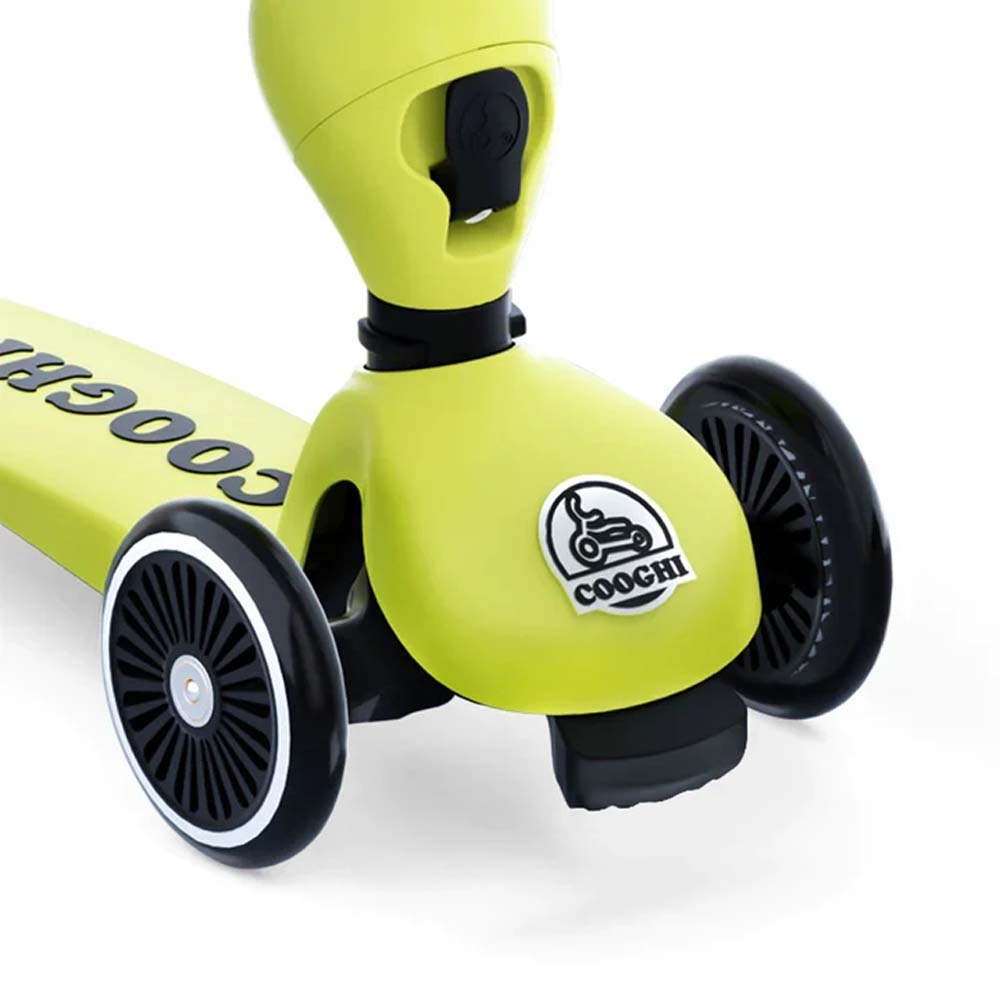 для щоденного використання самокат 3 в 1 Cooghi V2 Classic (Green)