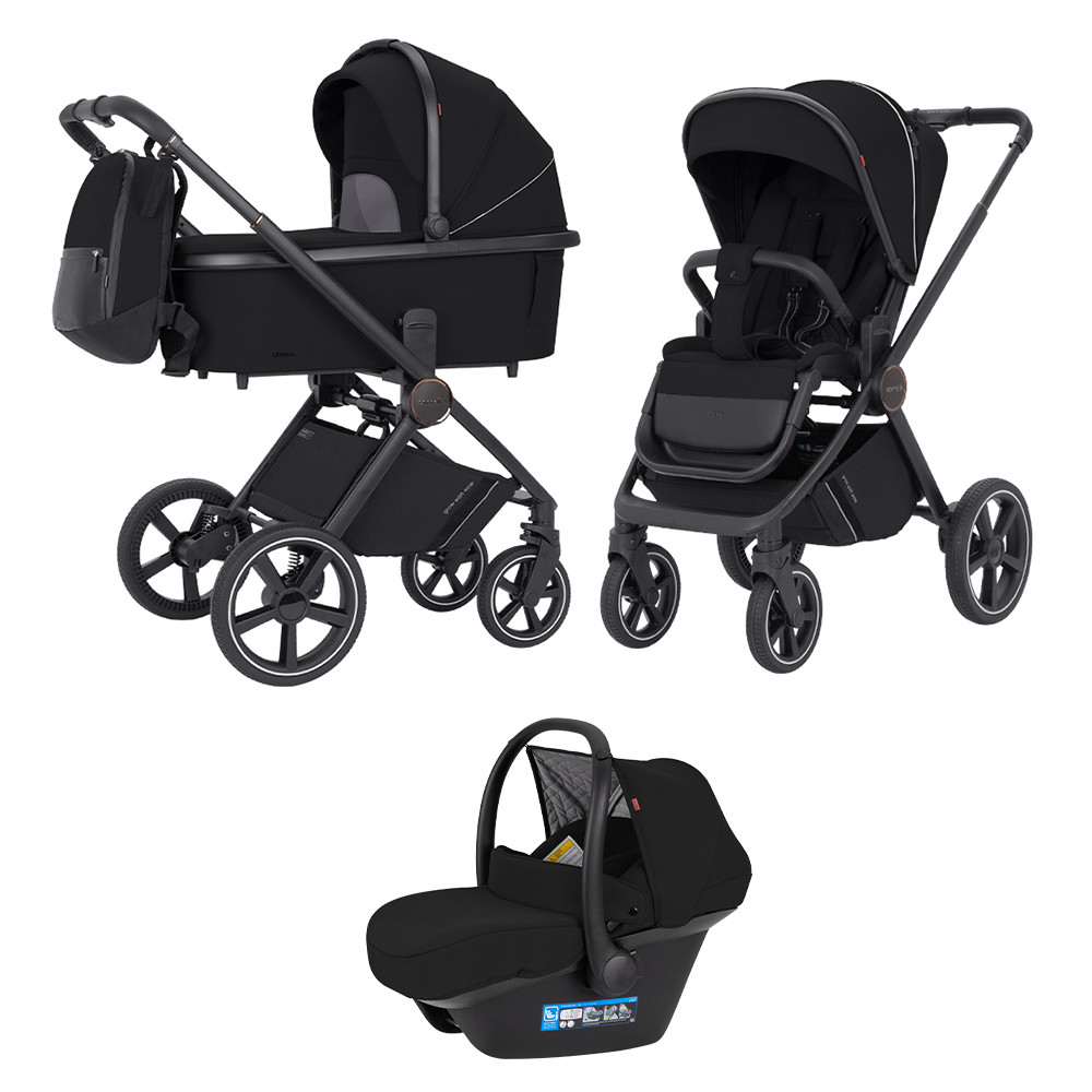 Коляска універсальна CARRELLO Ultimo CRL-6519 (3in1) Sable Black