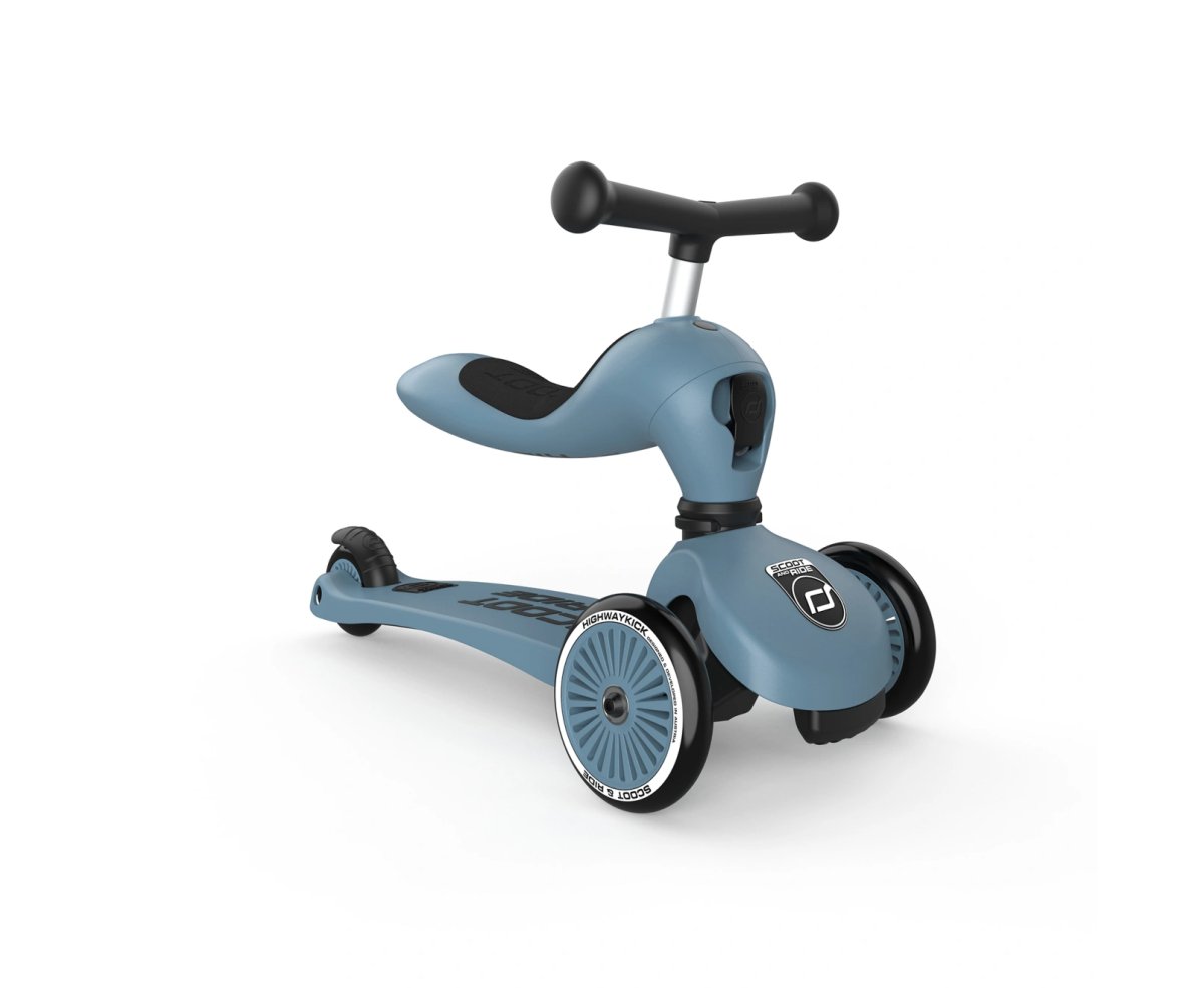 Самокат Scoot and Ride серії Highwaykick-1, сіро-синій, 1-5 років